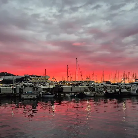 South Of France Near Beach, Palais Des Festivals And Croisette Cannes